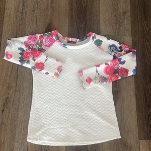 Floral Sleeve Top